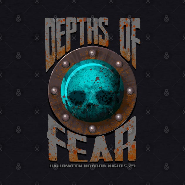 Depths of Fear T-Shirt by crowjandesigns